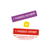 1 paddle acheté = 1 paddle offert