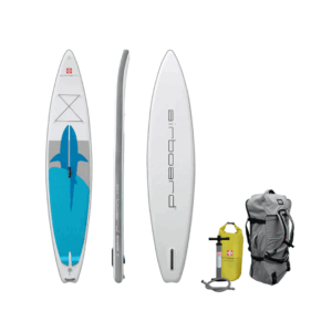 Airboard SHARK 12'6'' Cyan-gray